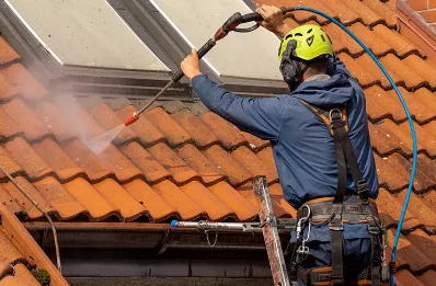 Démoussage et hydrofuge de toiture à Anglars